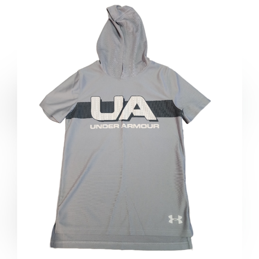 Under Armour Short Sleeve Shirt With Hood - Picture 1 of 3
